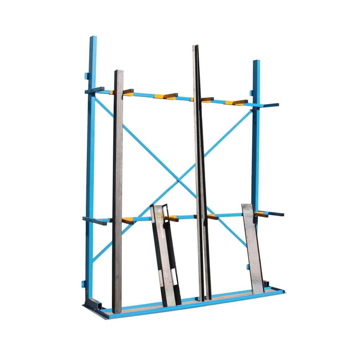5 Compartment Vertical Storage Rack with Arms - Extension Bay