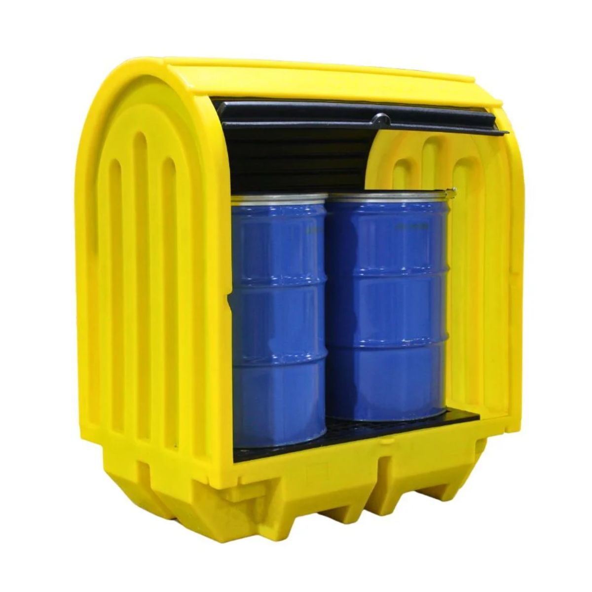 Eco 2 Drum Hard Covered Lockable Spill Pallet