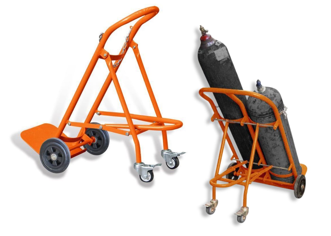 4-Wheel Gas Cylinder Sack-Truck Trolley