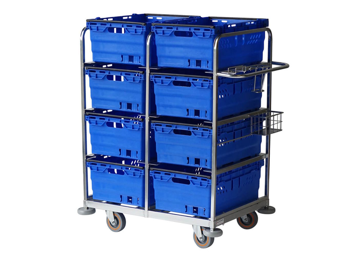 4-Tier Warehouse Picking Trolley