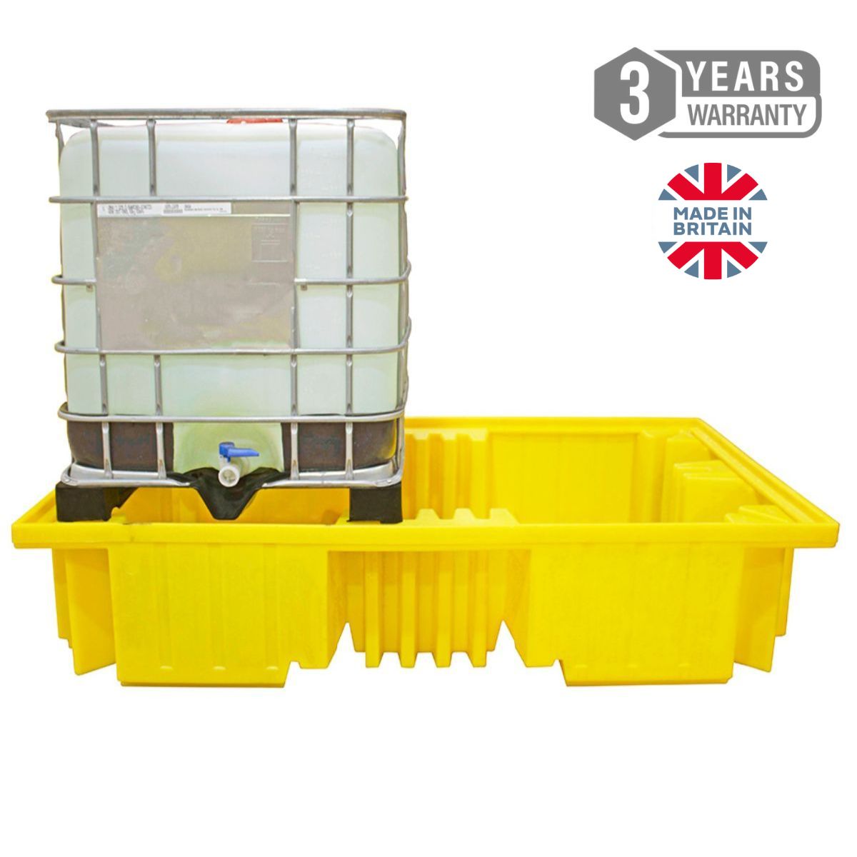 Double IBC Bund Pallet Without Deck