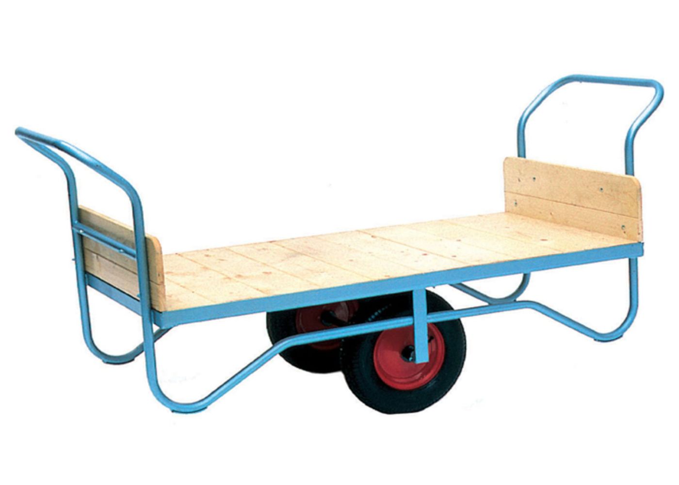 Double-Handle Balance Trolley with Pneumatic Wheels - 500kg Capacity