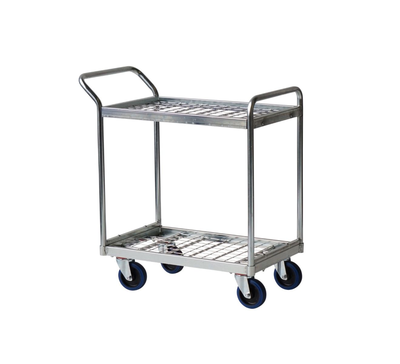 2-Tier Steel Warehouse Picking Trolley