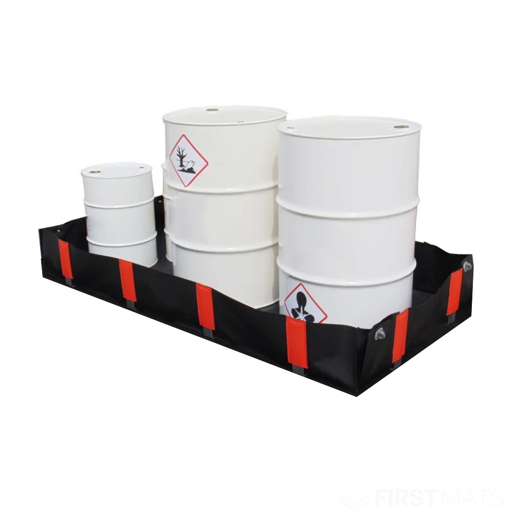 PCB2 Portable Bund for Oil Drums (2000x1000x250mm)