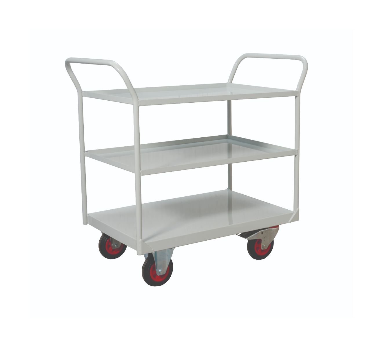 Welded Steel 3-Tier Shelf Trolley