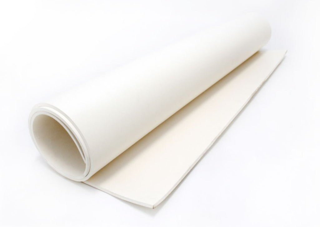 Food Grade White Rubber Sheet Rolls 1.5mm to 6mm
