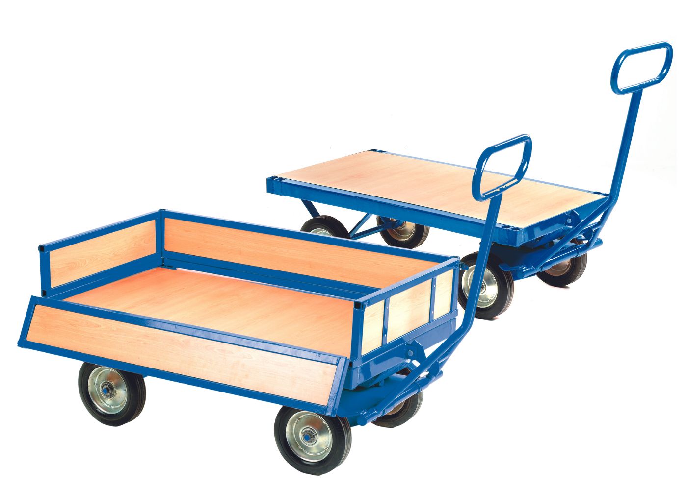 Heavy-Duty 700kg Capacity Turntable Trucks with Brake