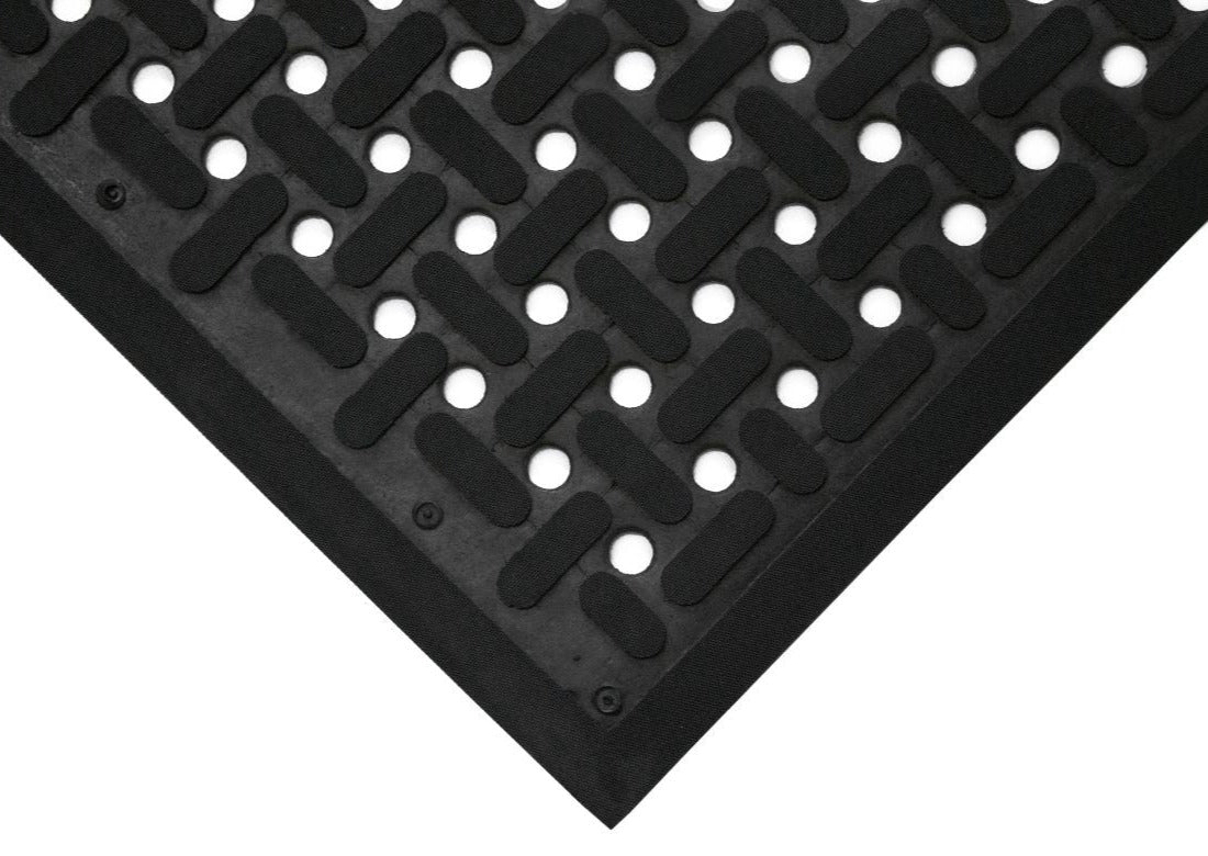 Ultimate-Grip Rubber Drainage Bar Floor Mat